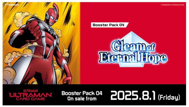 Ultraman Omega gia nhập chiến trường cùng với Ultraman Arc được yêu mến trong Starter Deck 03 ‘Ω to the Future’ và Booster Pack 4 ‘Gleam of Eternal Hope’ mới của Tsuburaya Production